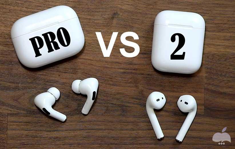 AirPods Pro vs. AirPods 2 Sibtip