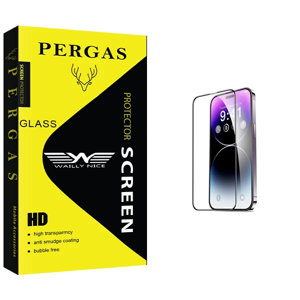 محافظ صفحه نمایش وایلی نایس مدل Pergas مناسب برای گوشی موبایل اپل iPhone 15 Plus