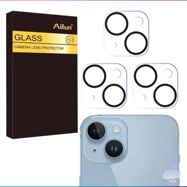 محافظ لنز دوربین Ailun مدل شیشه ای مناسب برای آیفون 15 و آیفون 15 پلاس