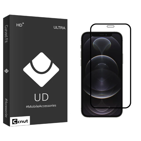 محافظ صفحه نمایش کوکونات مدل UD Black مناسب برای گوشی موبایل اپل iPhone 12 Pro