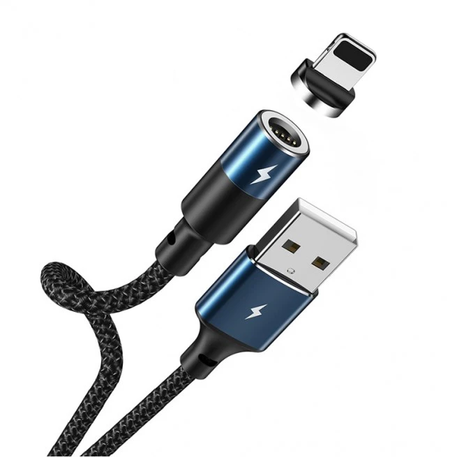 کابل تبديل مغناطيسي USB به لایتنینگ ریمکس مدل RC-102i طول 1.2 متر